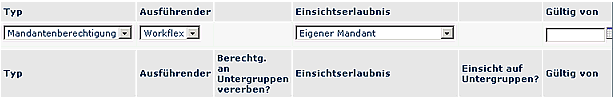 anwliste mandantenberechtigung